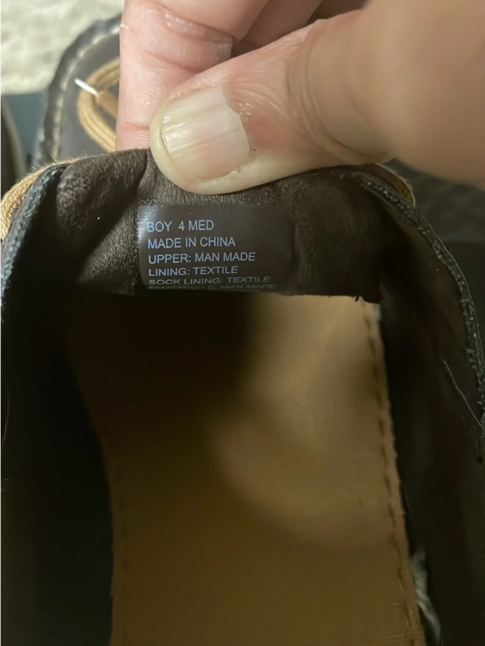 Sonoma Boys Brown Moccasin Boat Shoes with Tan Laces